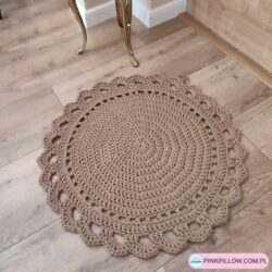 Dywan okrągły 80 cm - Różne Kolory