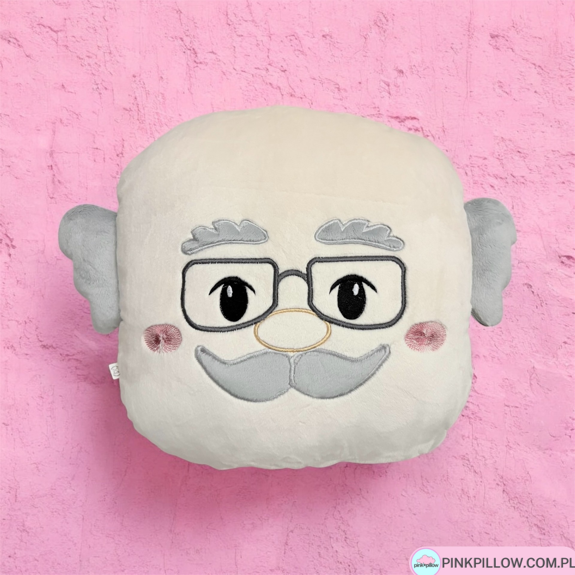 Poduszka dla Dziadka "Kochany Dziadek" - Siwo-szary Dziaduś