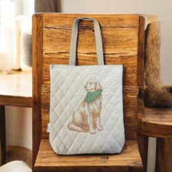 Torba z Psem - Wzór Golden Retriever w chuście