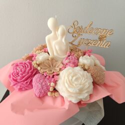 Bukiety z wosku sojowego Ślubne PREMIUM