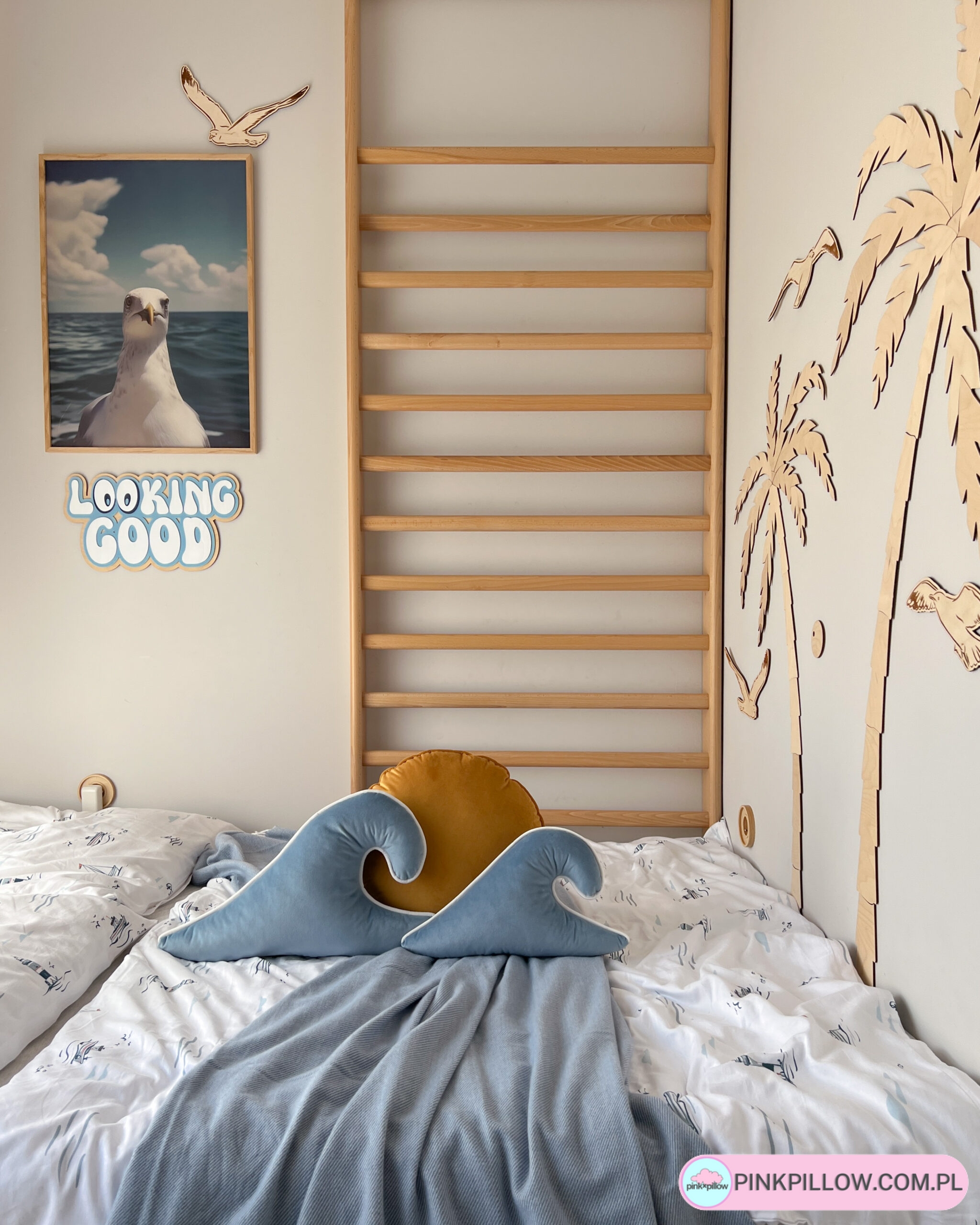 Poduszka Fala i Słońce