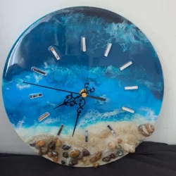 Zegar Morski z żywicy - Średnica 40/50 cm