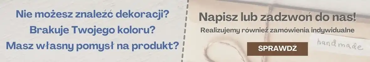 Indywidualne zamówienia na rękodzieło - Baner Sklep pinkxpillow