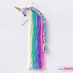 Organizer na spinki i gumki dla dziewczynki Jednorożec – Rożne Kolory