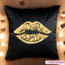Dekoracyjna Poszewka na poduszkę - Wzór Usta