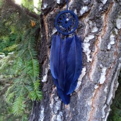 Amulet do Samochodu w Kolorze Granatowym z Awenturynem