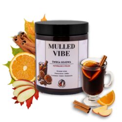 Jesienna świeca sojowa - Zapach Grzane wino