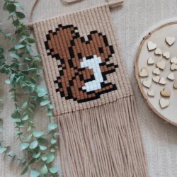 Makrama Makatka - Wzór "Wiewiórka"