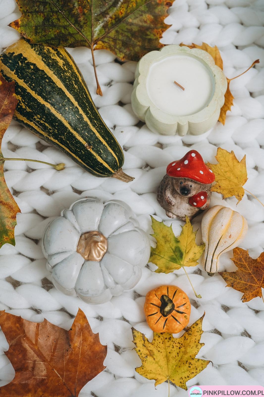 Świeca w formie Dyniowej - Różne Jesienne Zapachy - obrazek 4