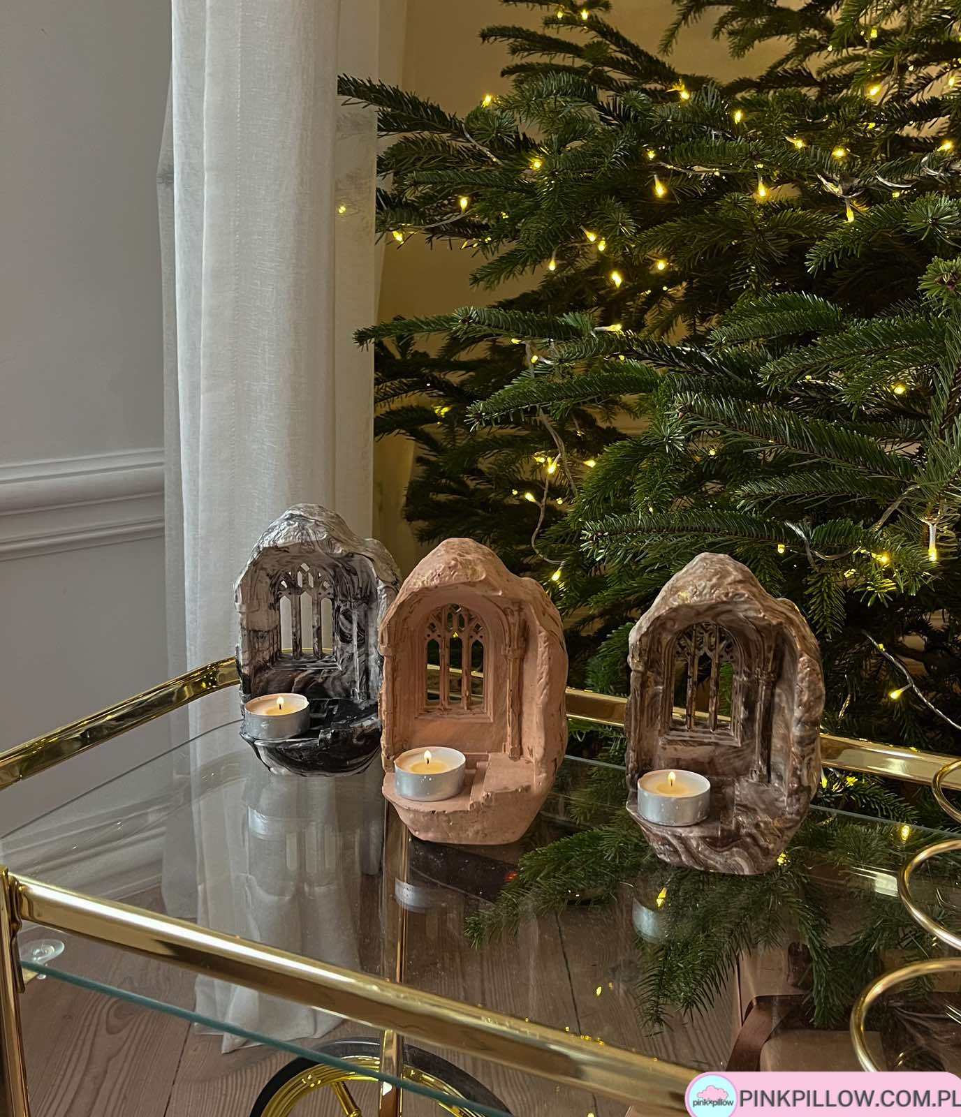 Świecznik Hogwarts na Tealighty - Prezent dla fanów Harrego Pottera - obrazek 2