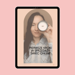 E-book "Pierwsze Kroki w Sprzedaży Świec Online", czyli jak sprzedawać świece w internecie