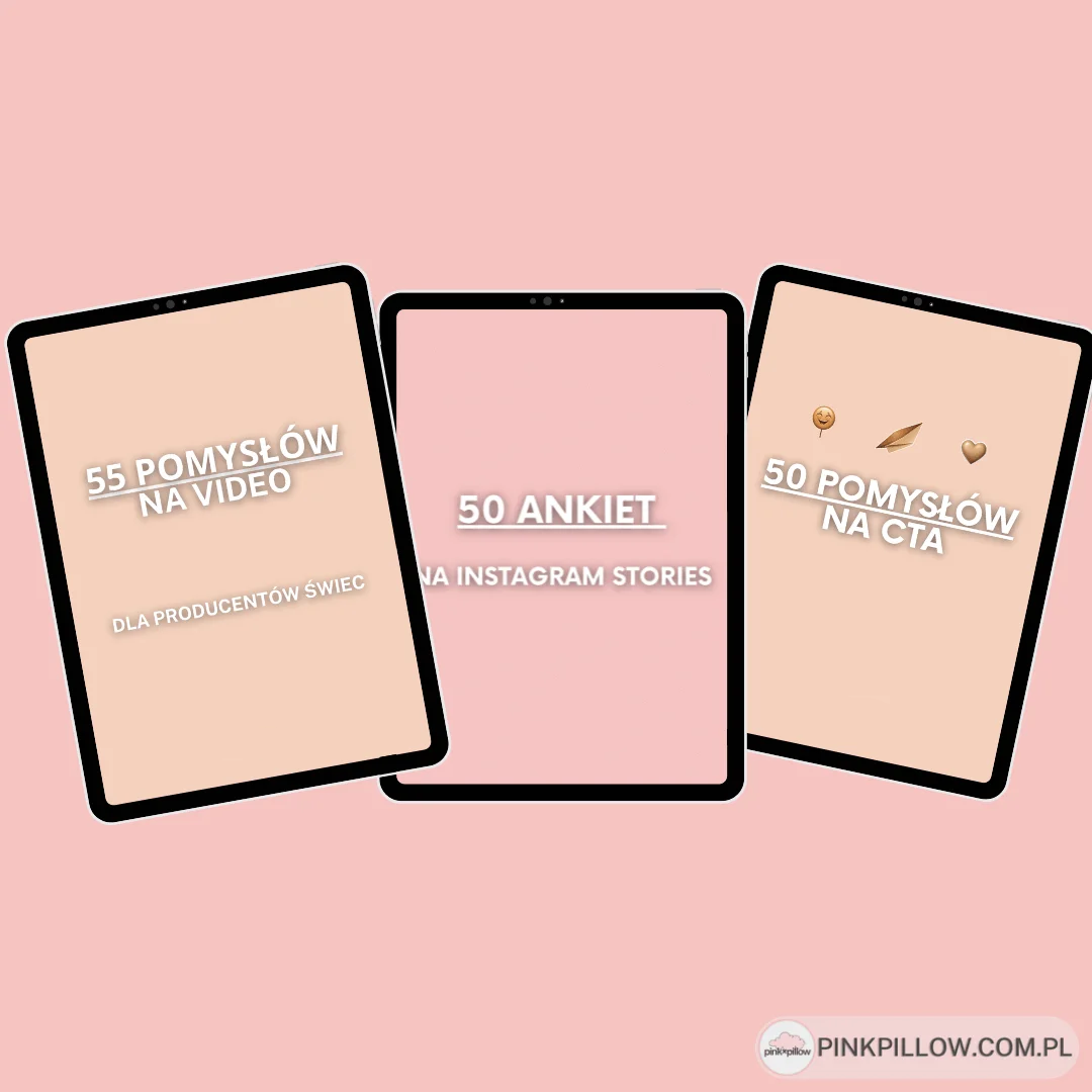 Pakiet 3 E-booków - Pomysły na content dla Twórców Świec