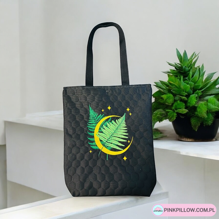 Torba Wodoodporna - Wzór Paprocie z Księżycem