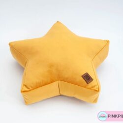 Poduszka Gwiazdka - Kolor Musztarda