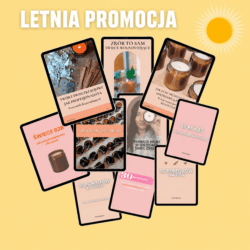 letnia promocja na ebooki o robieniu świec sojowych i sprzedaży świec zgodnie w wymogi reach, clp i gpsr.