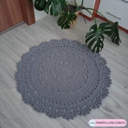 Okrągły Dywan do salonu - Średnica 90 cm - Różne Kolory