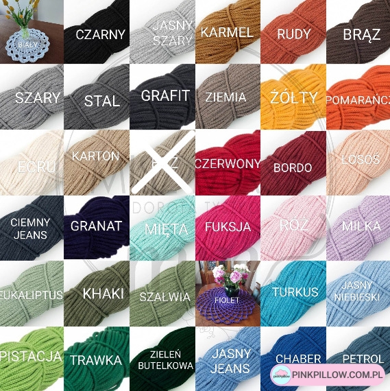 Dywanik Łazienkowy okrągły 80 cm - Różne Kolory - obrazek 4