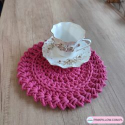 Podkładka pod szklankę - Średnica 26 cm - Aranżacja