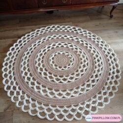 Dywan okrągły 160 cm sznurkowy - Różne Kolory