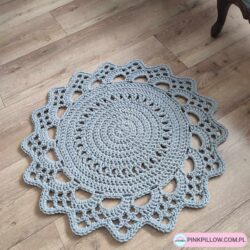 Dywan sznurkowy Okrągły - Średnica 80 cm - Różne Kolory