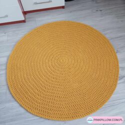 Dywan do pokoju Dziecięcego 110 cm - Kolor Żółty