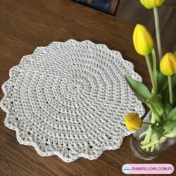 Podkładka Stołowa Duża 50 cm - Kolor Ecru