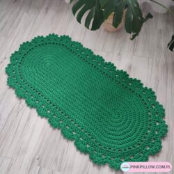 Owalny Dywan 70x130 cm - Różne Kolory