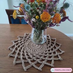 Serweta na ławę okrągła - Średnica 55 cm - Różne Kolory