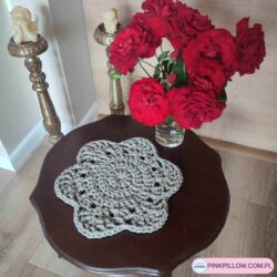 Podkładka ze Sznurka Bawełnianego - Średnica 35 cm - Różne Kolory