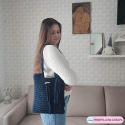 Torba na ramię ze sznurka – Wymiary 25 cm x 30 cm – Różne Kolory