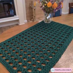 Bieżnik Butelkowa zieleń Prostokątny 58x100 cm - Różne Kolory