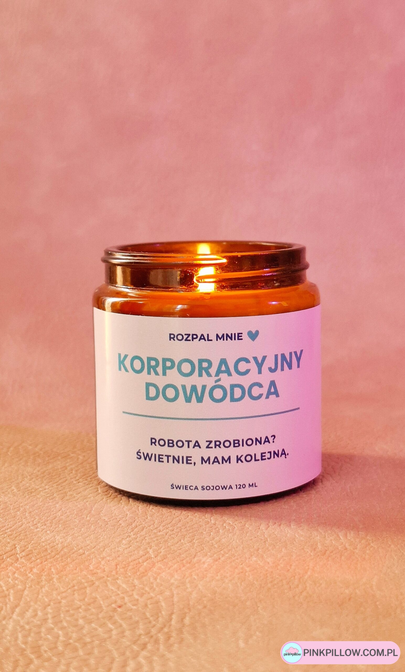 Prezent dla Kierowniczki Świeczka "Korporacyjny Dowódca"