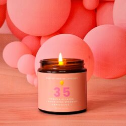 świeczka sojowa na prezent z okazji 35 urodzin