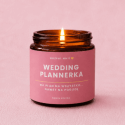Świeca sojowa Wedding Plannerka - Różne Zapachy