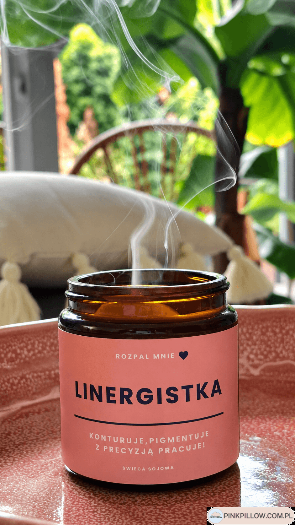 Świeczka zapachowa na prezent dla linergistki