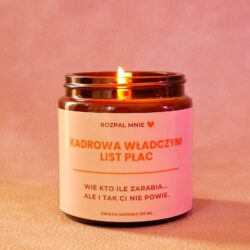 Prezent dla Kadrowej Świeca "Kadrowa" - Różne Zapachy