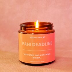 Prezent dla Koleżanki z pracy Świeczka "Pani Deadline"