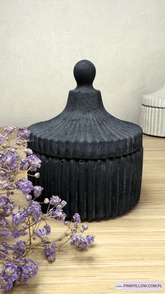 Heksagonalna szkatułka z Betonu architektonicznego - obrazek 5