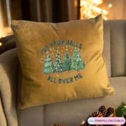 Poszewka Choinki Świąteczne 40x40 cm