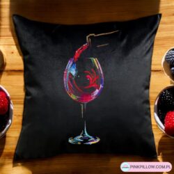 Poszewka na Poduszkę ozdobna "Wino"