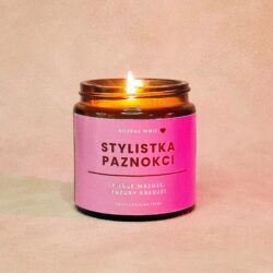 Świeca Prezent dla Stylistki Paznokci - Różne Zapachy