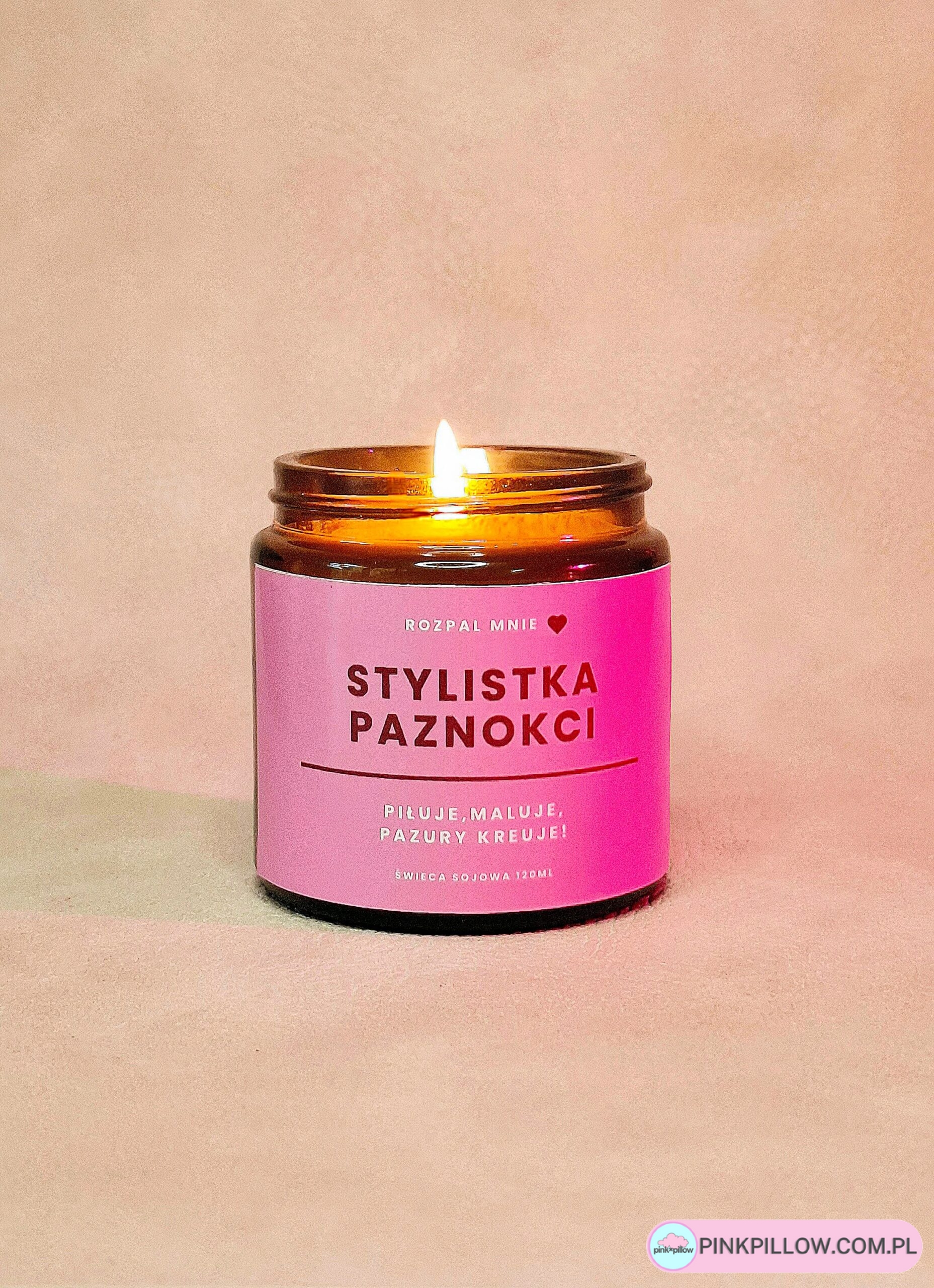 Świeca Prezent dla Stylistki Paznokci - Różne Zapachy